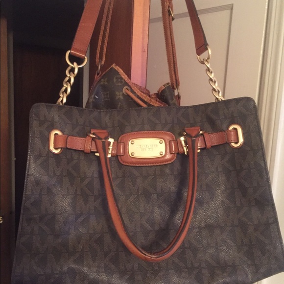 Michael Kors Women Leather Shoulder Tote Bag Purse Handbag  MK Bag